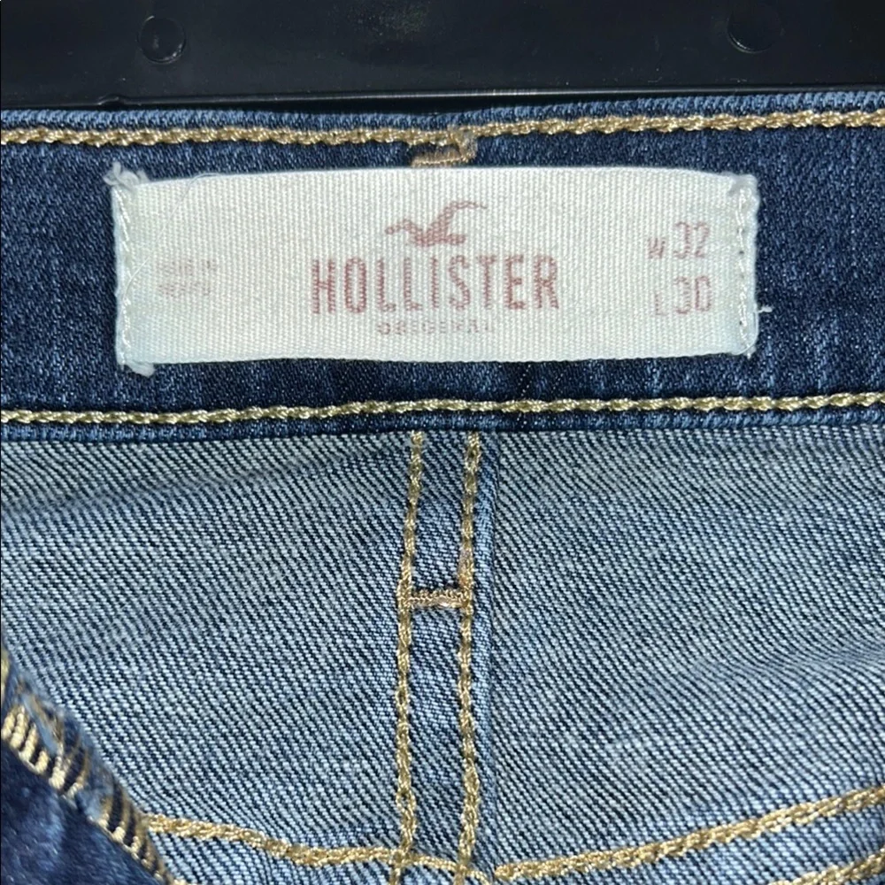 Hollister Blue Mens Bootcut Jeans Classic Style Size 32 X 30 - Picture 3 of 6